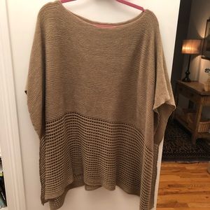 Tan / brown poncho